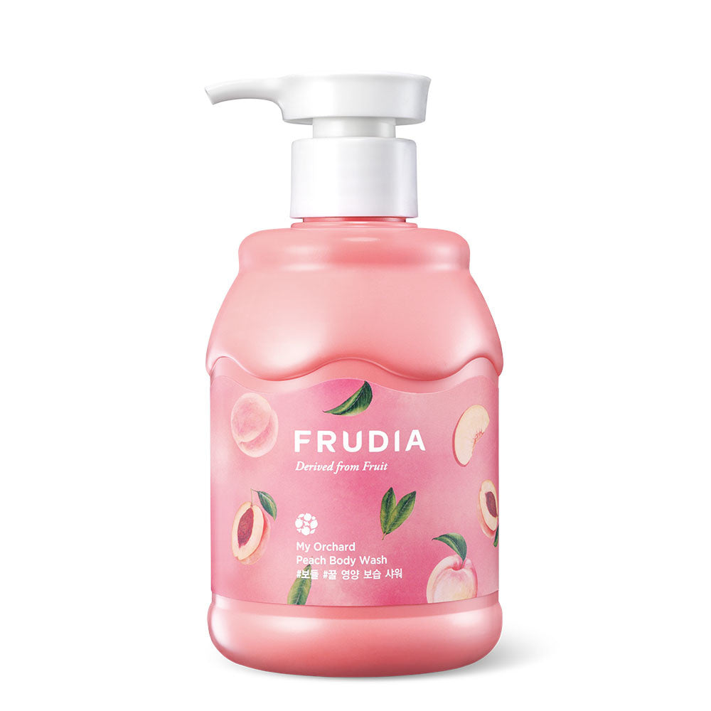Gel de dus cu extract de piersica My Orchard Body Wash Peach, 350ml, Frudia - BLIVELY.RO