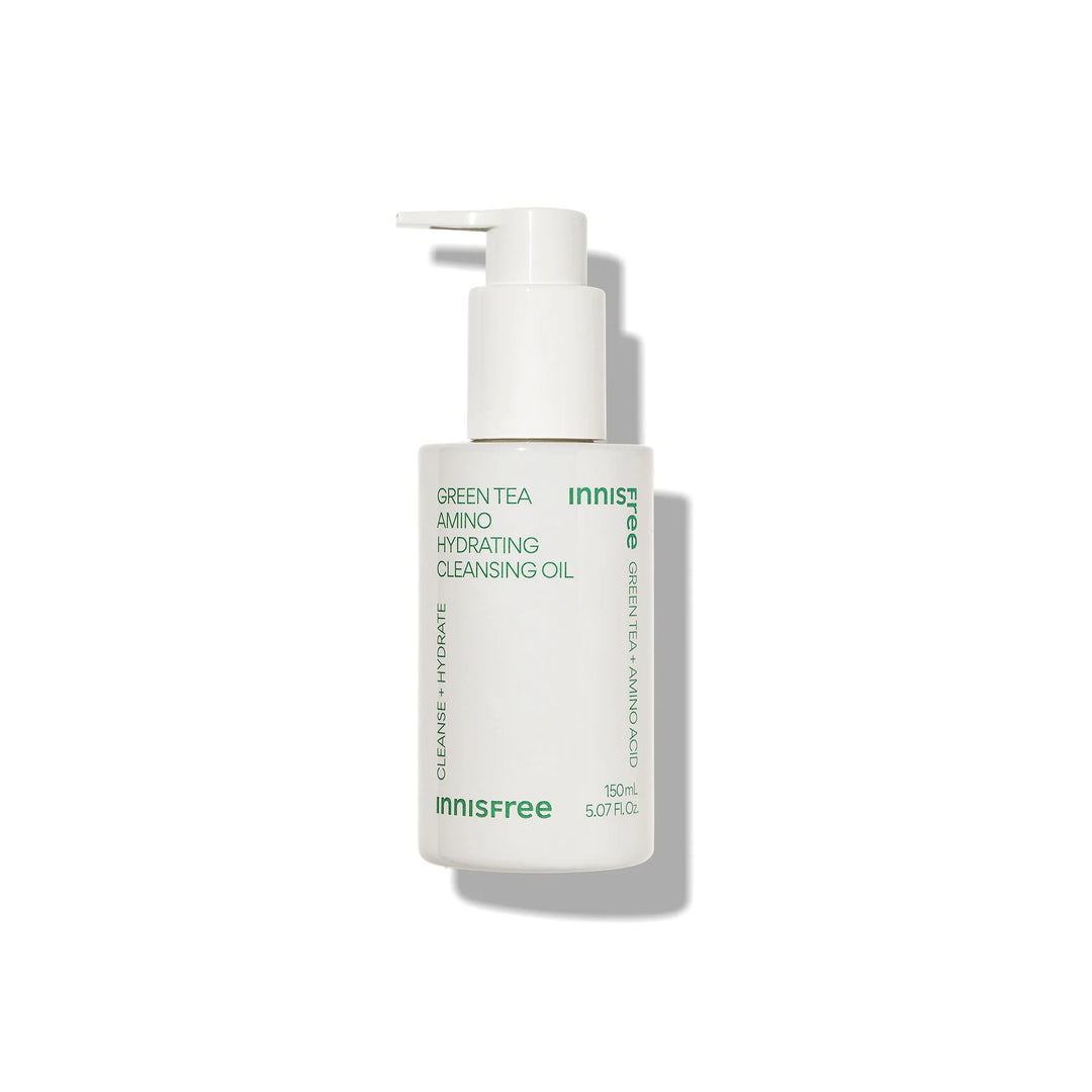 Ulei de curatare a fetei cu ceai verde Green Tea Amino Hydrating Cleansing Oil, 150ml, Innisfree - BLIVELY.RO