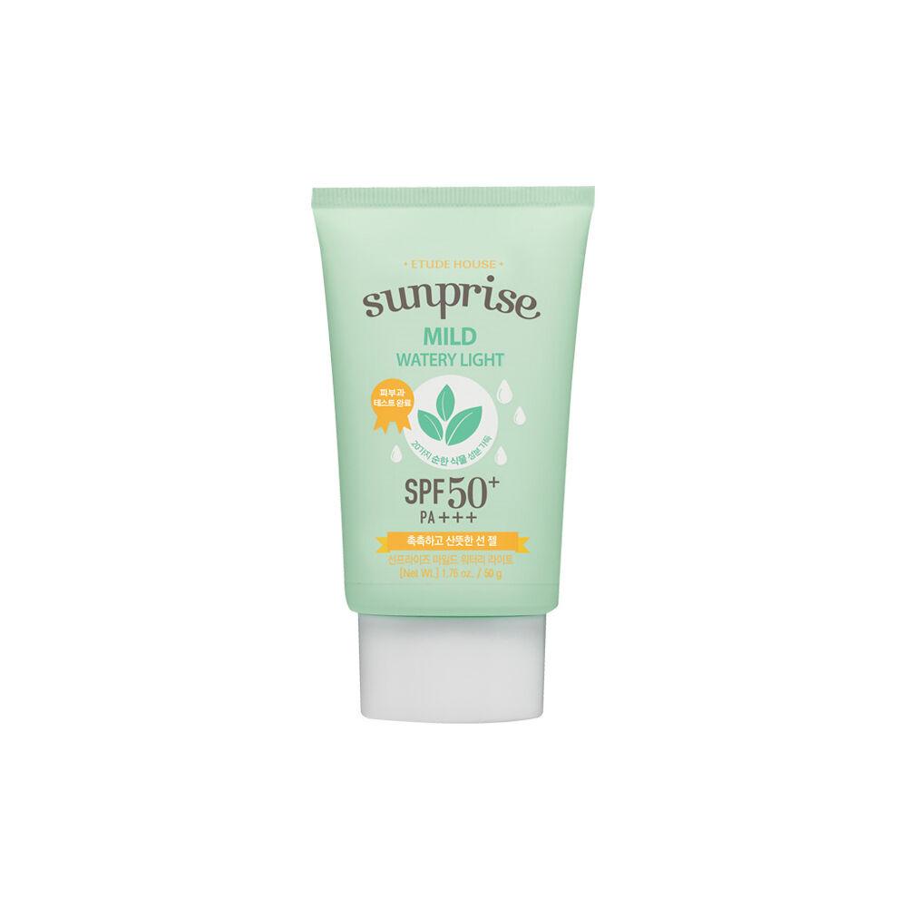 Crema de fata Sunprise Mild Watery Light SPF50+ PA+++, 50g, ETUDE - blively.ro