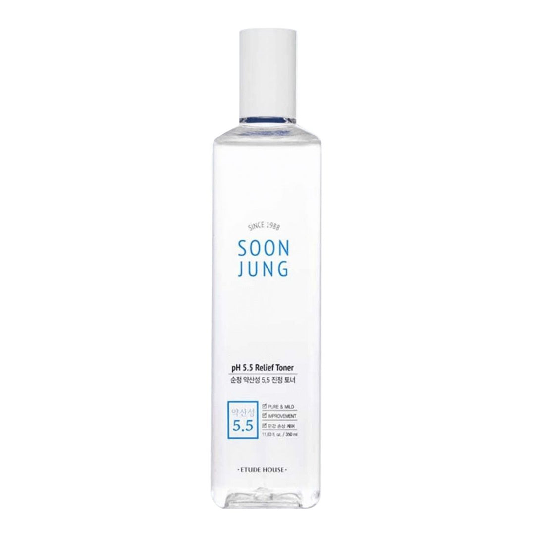 Solutie tonica SoonJung PH 5.5 Relief Toner, 180ml, ETUDE - blively.ro