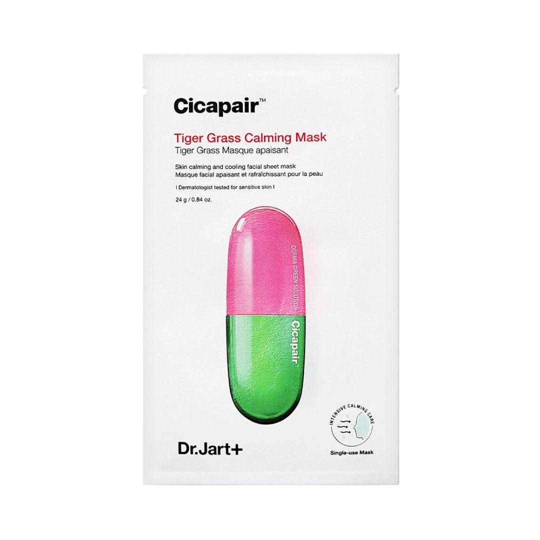 Cicapair Masca de fata cu efect calmant Tiger Grass Calming Mask, 24g, Dr.Jart+ - BLIVELY.RO