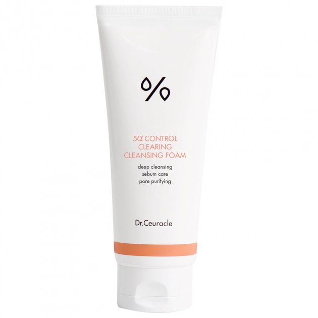 Spumă de curățare a feței 5 Alpha Control Clearing Cleansing Foam, Dr. Ceuracle - blively.ro