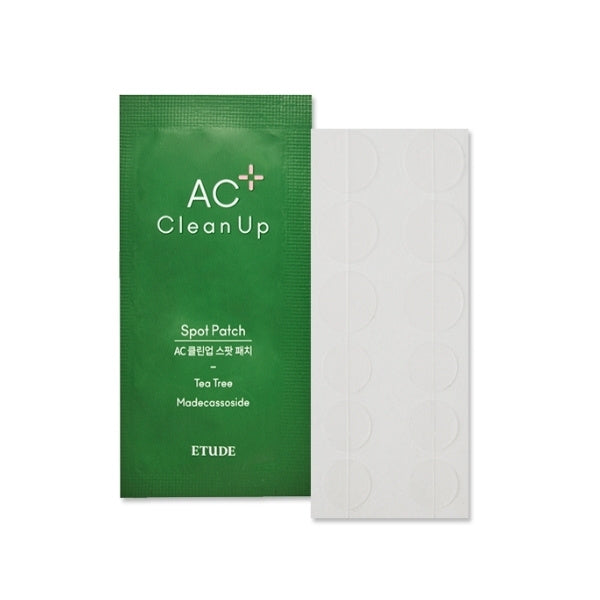 Plasturi pentru cosuri AC Clean Up Spot Patch 12 Patches, ETUDE - blively.ro