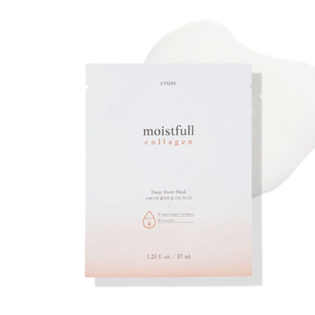 Masca de fata Moistfull Collagen Deep Sheet Mask, 37ml, ETUDE - blively.ro