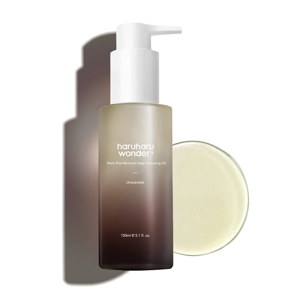 Ulei de curatare a fetei Black Rice Moisture Deep Cleansing Oil, 150ml, HaruHaru Wonder - BLIVELY.RO