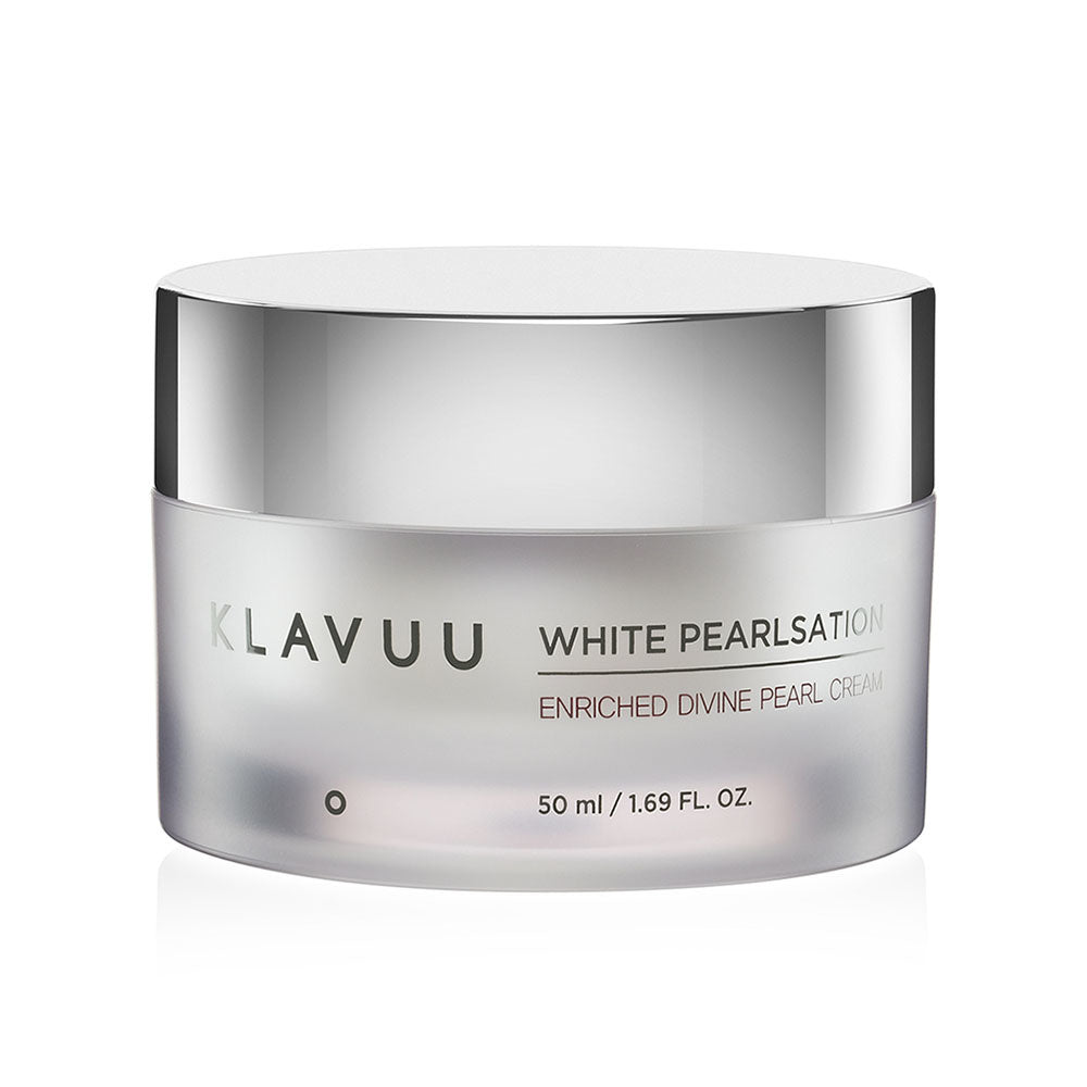 Crema de fata cu efect antirid White Pearlsation Enriched Divine Pearl Cream, 50ml, KLAVUU - blively.ro