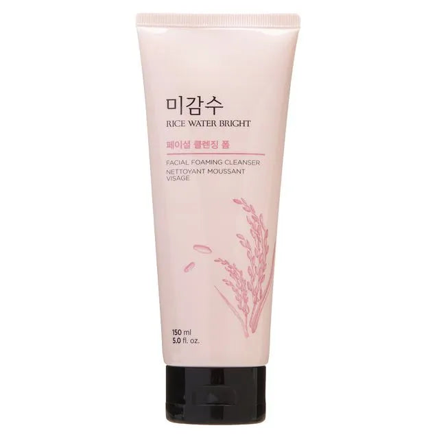 Spumă de curățare a feței Rice Water Bright Cleansing Foam, The Face Shop - blively.ro