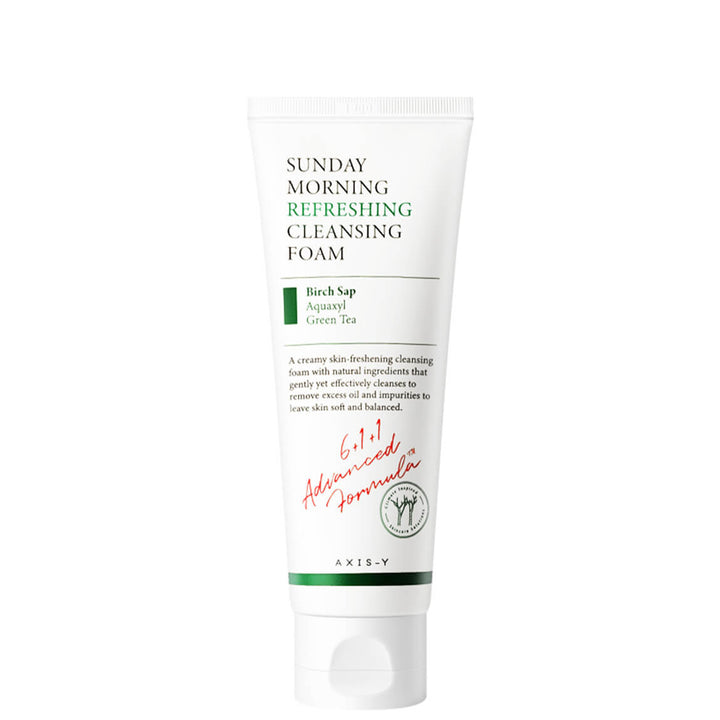 Spuma de curatare a fetei Sunday Morning Refreshing Cleansing Foam, 120ml, AXIS-Y - BLIVELY.RO