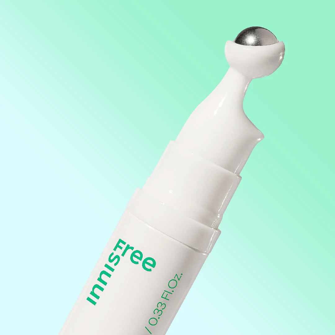 Serum nutritiv pentru ochi Green Tea Hyaluronic Glow Eye & Face Ball, 10ml, Innisfree - blively.ro