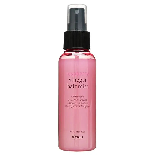 Spray pentru par cu otet de zmeura Raspberry Vinegar Hair Mist, 105ml, A’pieu - BLIVELY.RO