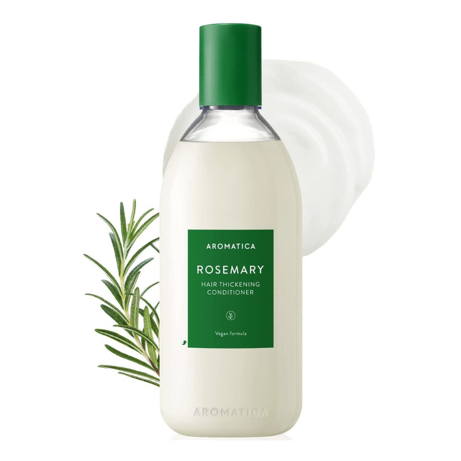 Balsam de par cu rozmarin pentru regenerare Rosemary Hair Thickening Conditioner, 400ml, Aromatica - blively.ro