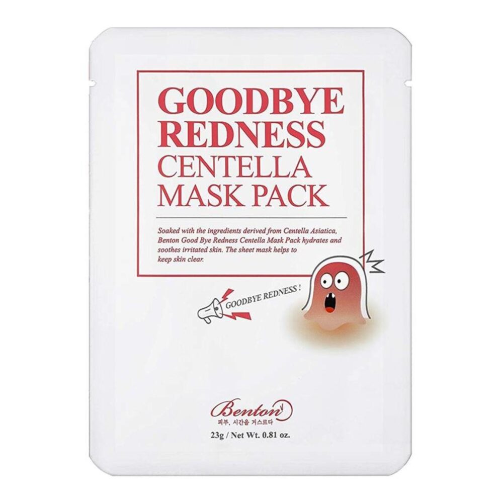 Masca de fata anti-roseata Goodbye Redness Centella Mask, Benton - Blively.ro