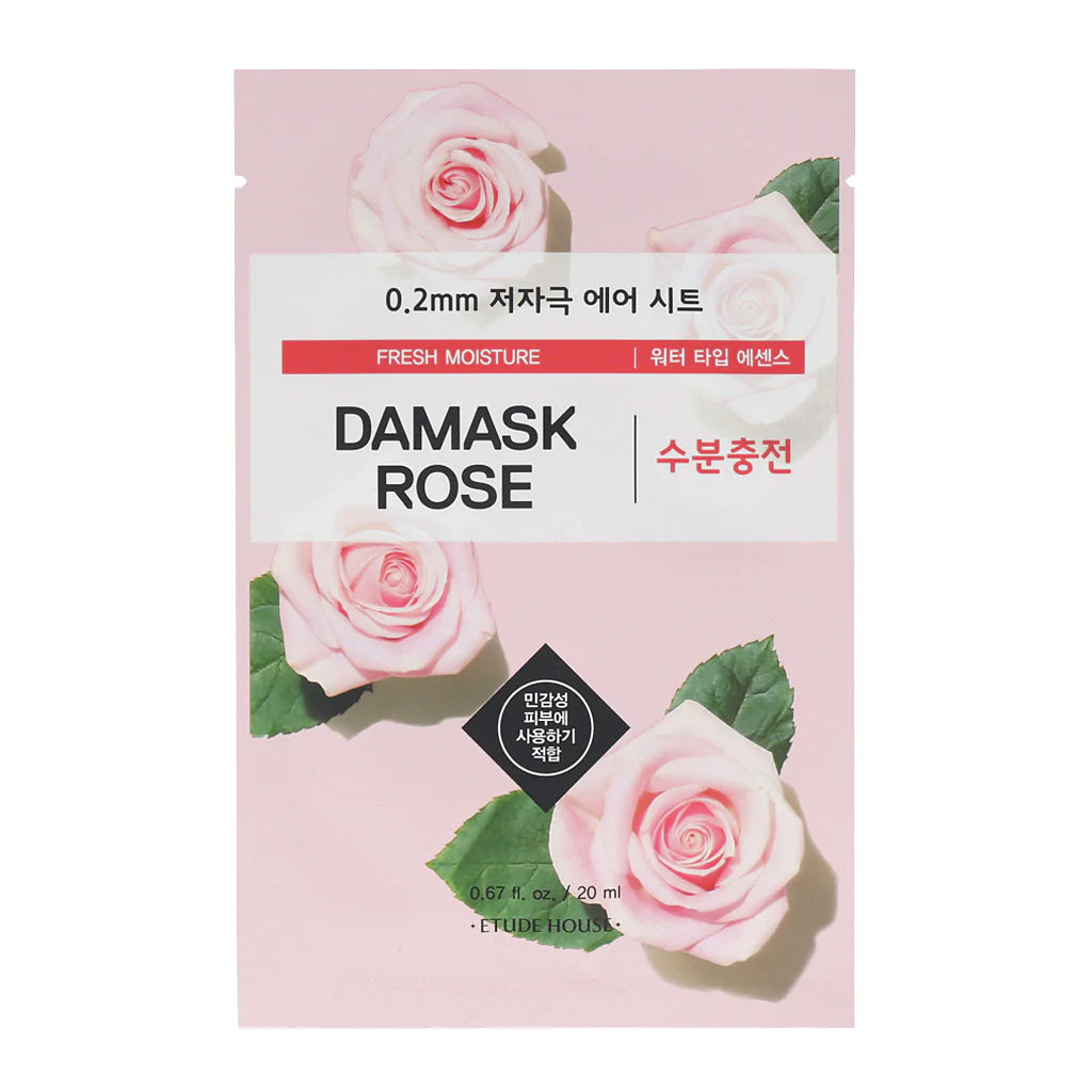 Masca de fata cu Extract de Trandafir 0.2 Therapy Air Mask Damask Rose, ETUDE - blively.ro