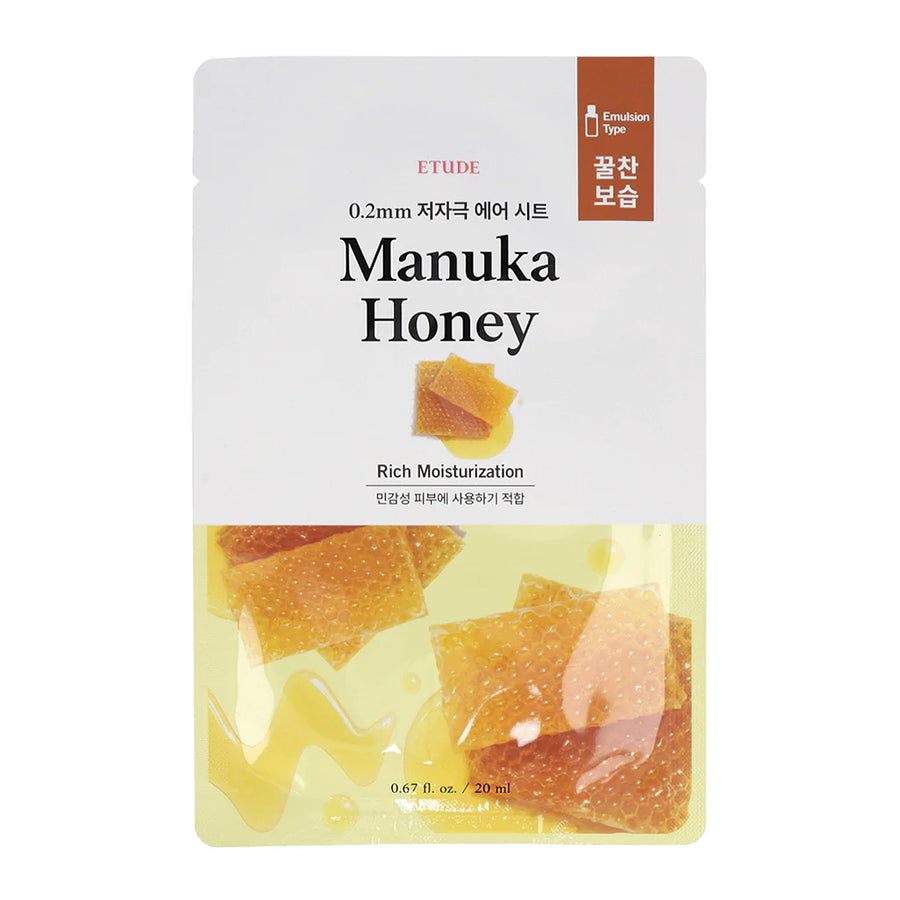 Masca de fata cu Miere 0.2 Therapy Air Mask Manuka Honey, ETUDE - blively.ro