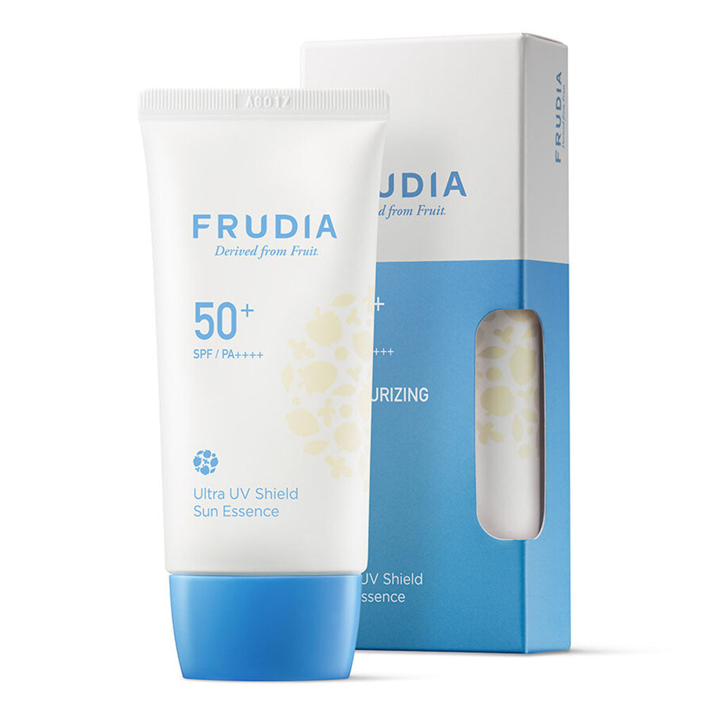 Crema de fata cu SPF50+/PA+++ Moisturizing Ultra UV Shield Sun Essence, 50g, Frudia - blively.ro