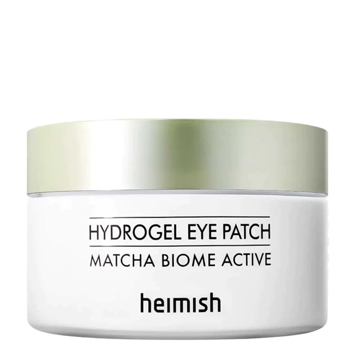 Plasturi pentru ochi cu efect anti-aging si de iluminare Matcha Biome Hydrogel Eye Patch, 60buc, Heimish - blivey.ro