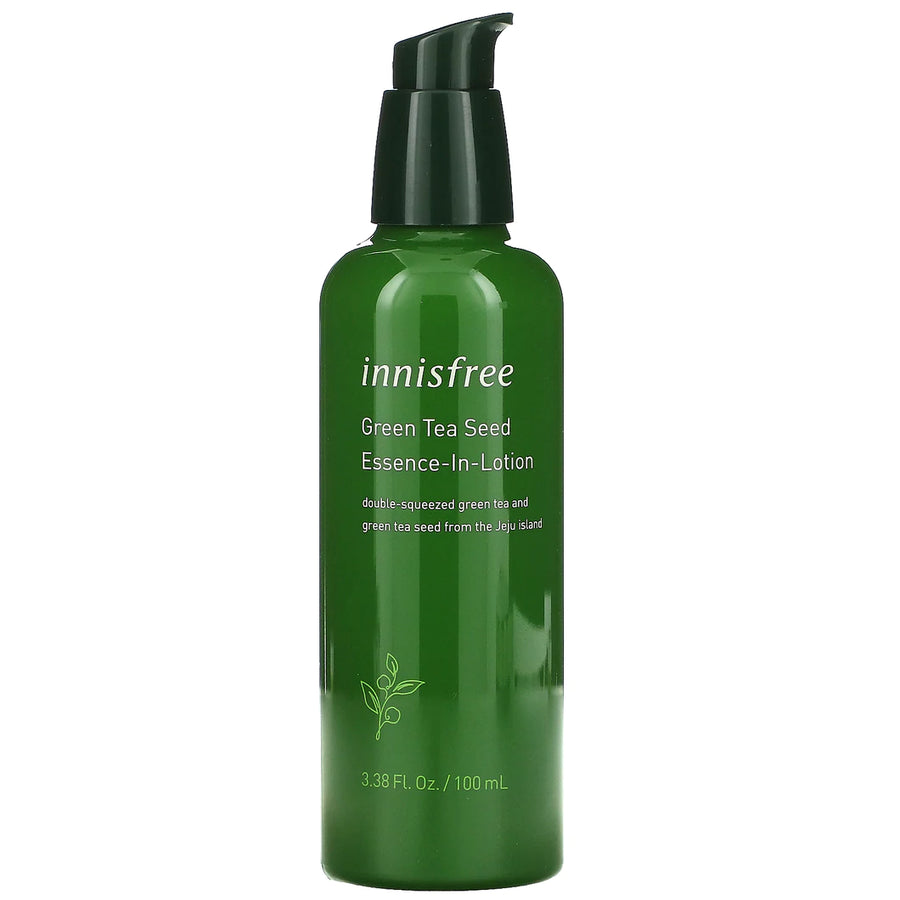 Lotiune hidratanta pentru fata Green Tea Seed Essence-in-Lotion, 100ml, Innisfree - blively.ro