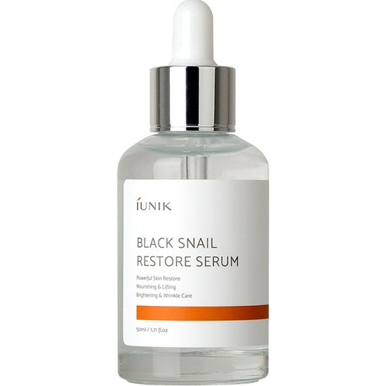 Ser de fata regenerant Black Snail Restore Serum, 50ml, iUNIK - BLIVELY.RO