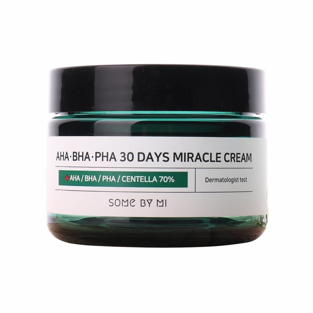 Crema anti acnee AHA BHA PHA 30 Days Miracle Cream, 60g, Some By Mi - Blively.ro