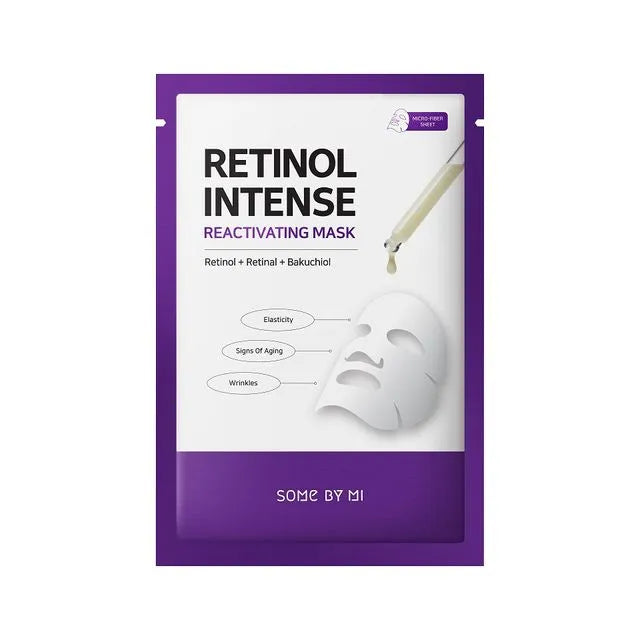 Masca de fata anti-aging cu retinol Retinol Intense Reactivating Mask, 22ml, Some By Mi - BLIVELY.RO