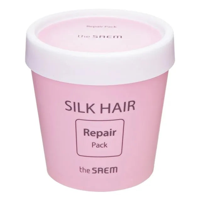 Masca pentru par cu efect reparator Silk Hair Repair Pack, 200ml, The Saem - blively.ro